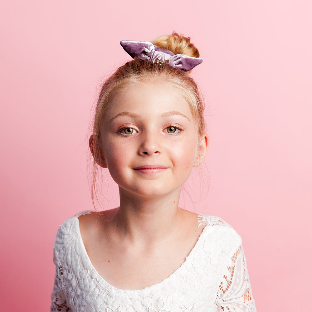 Girl's Mini Velvet Scrunchie