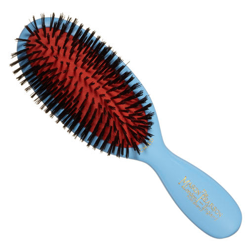 mason pearson pocket child bristles hair brush blue 