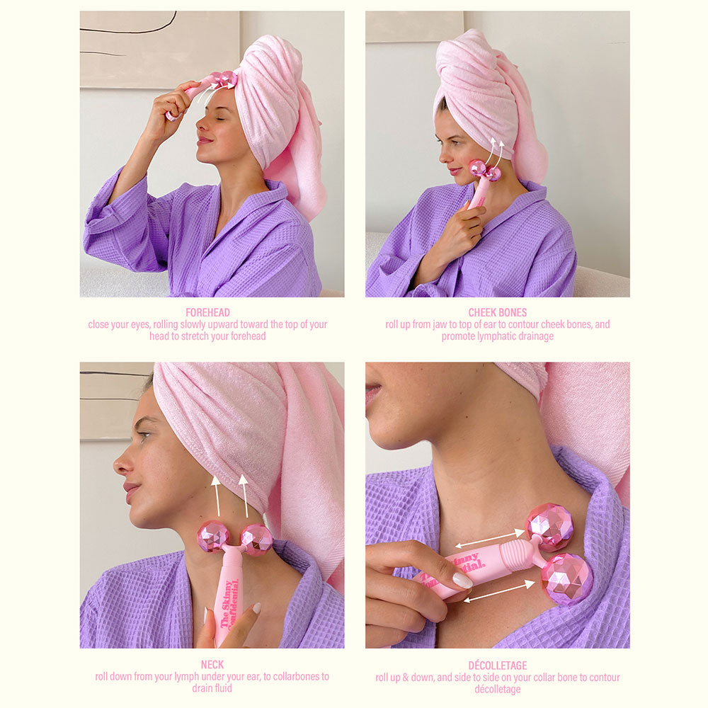 Pink Balls Facial Massager