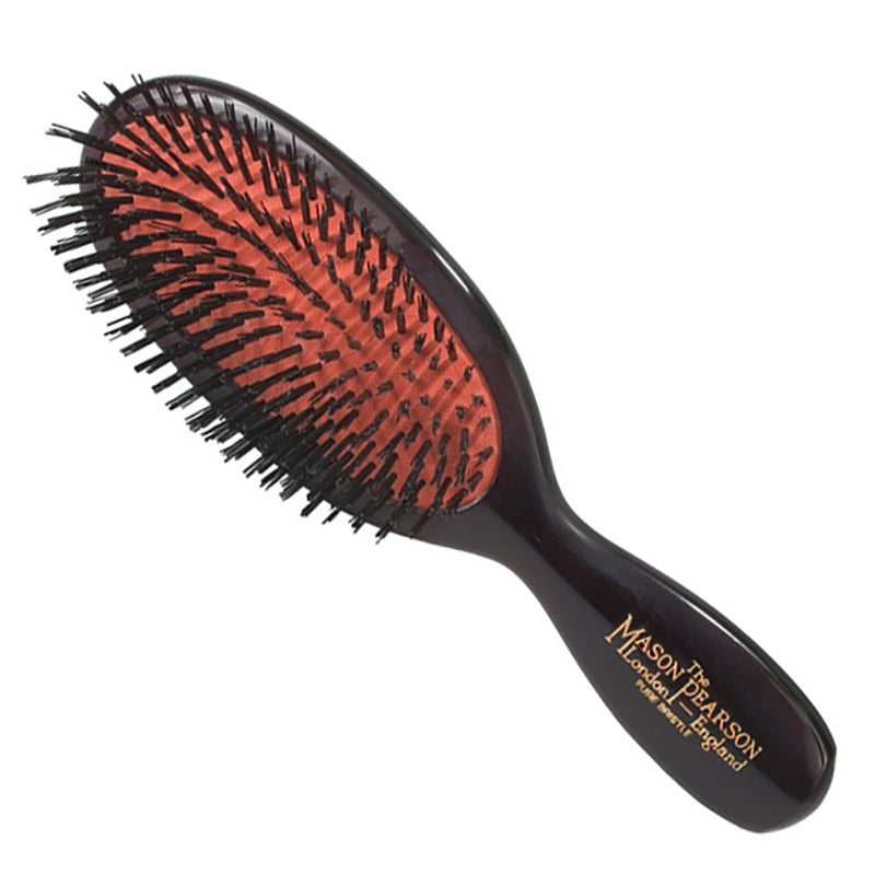 Pocket Sensitive Bristle Hairbrush - Dark Ruby