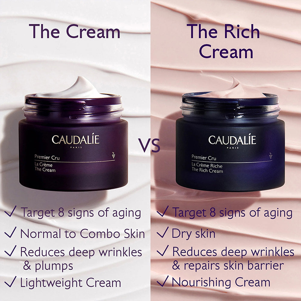 Collana premium rich cream New ×10 +a Premier Cru The Rich Cream | CAUDALIE®
