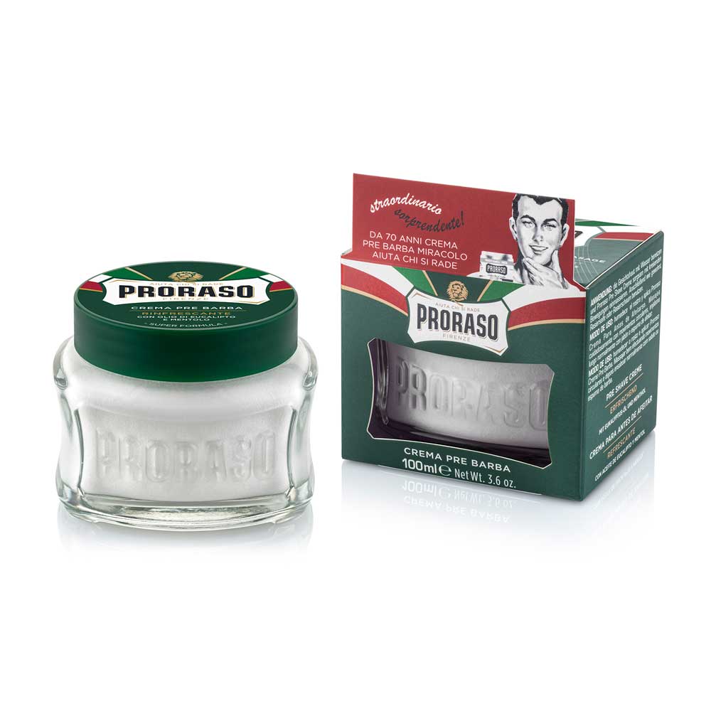 proraso pre shave cream -refreshing & toning 