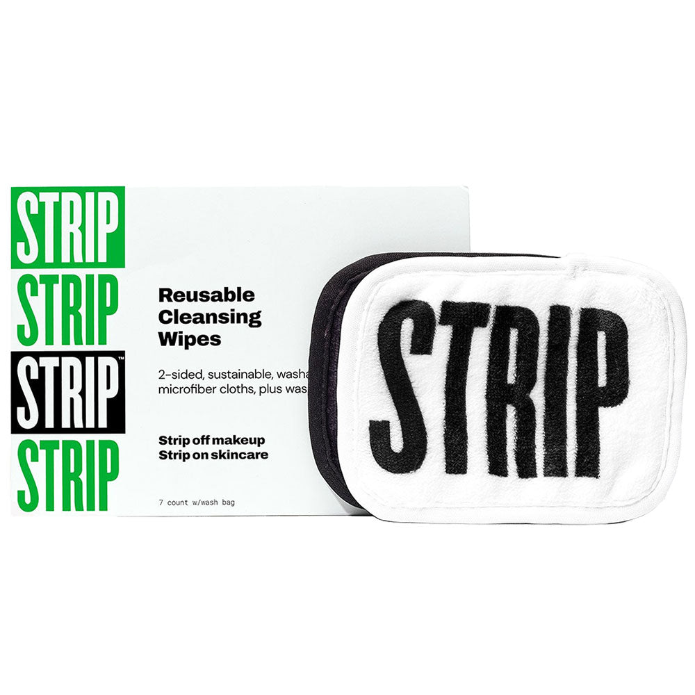 Reusable Cleansing Wipes - Black/White