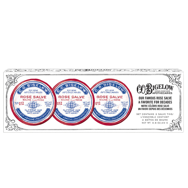 Rose Salve Tin Trio – C.O. Bigelow
