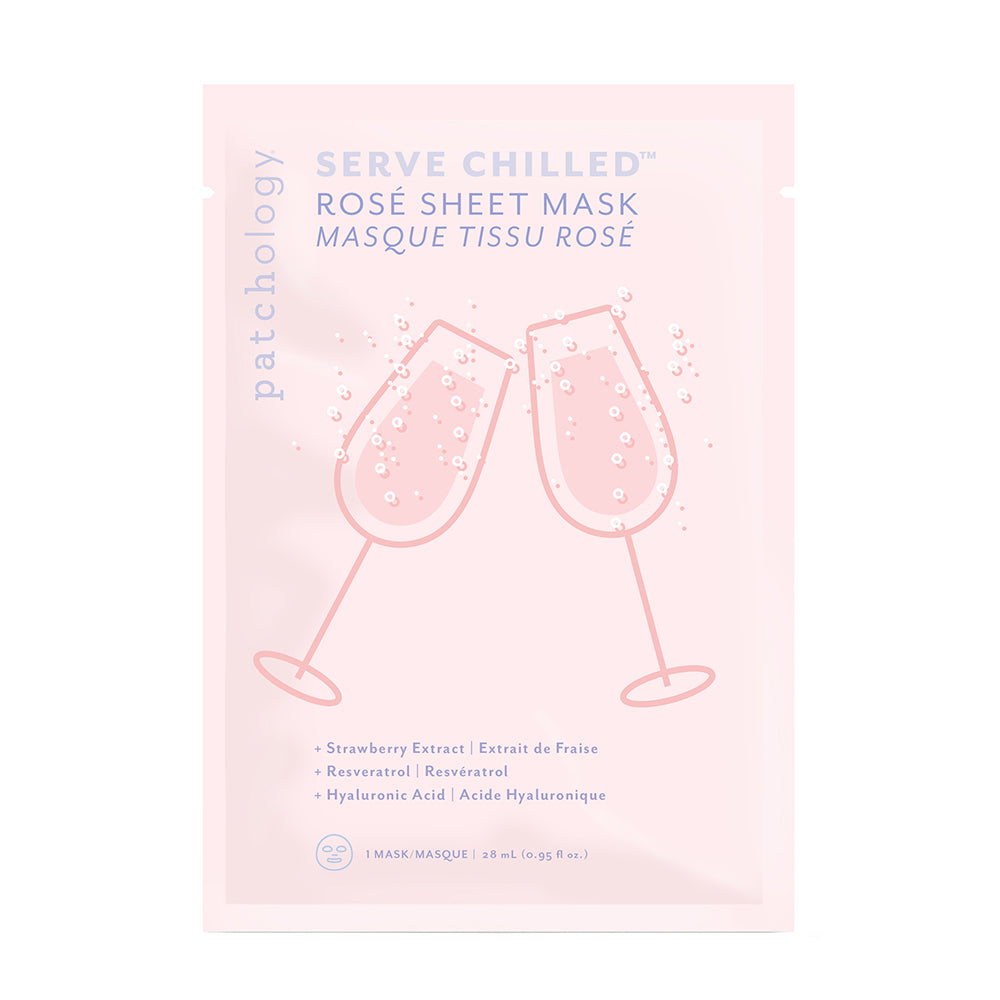 Serve Chilled Rose Sheet Mask - Single