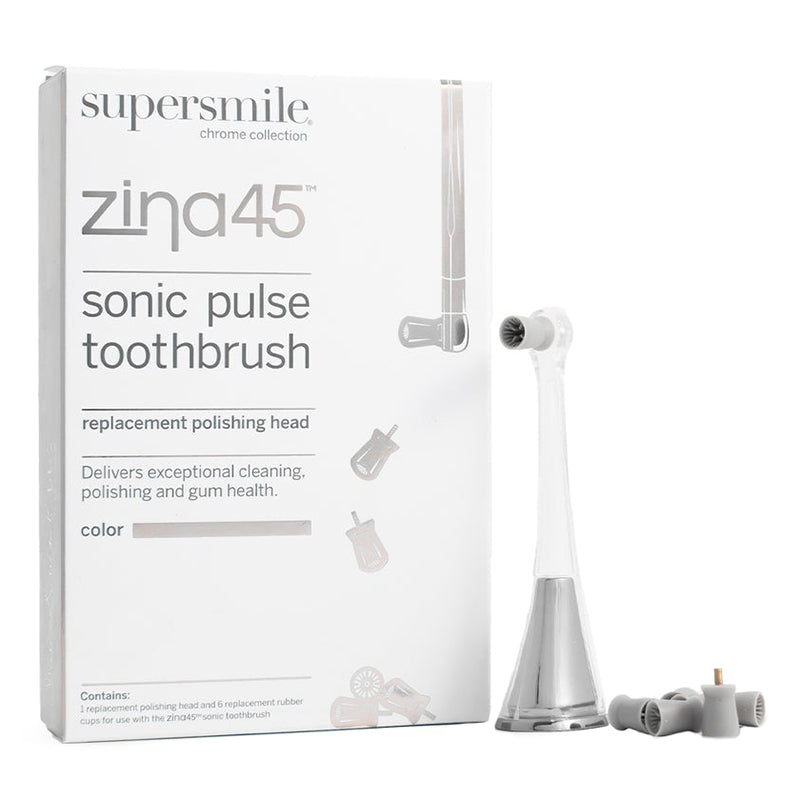 Zina45 Replacement Polishing Heads - Silver