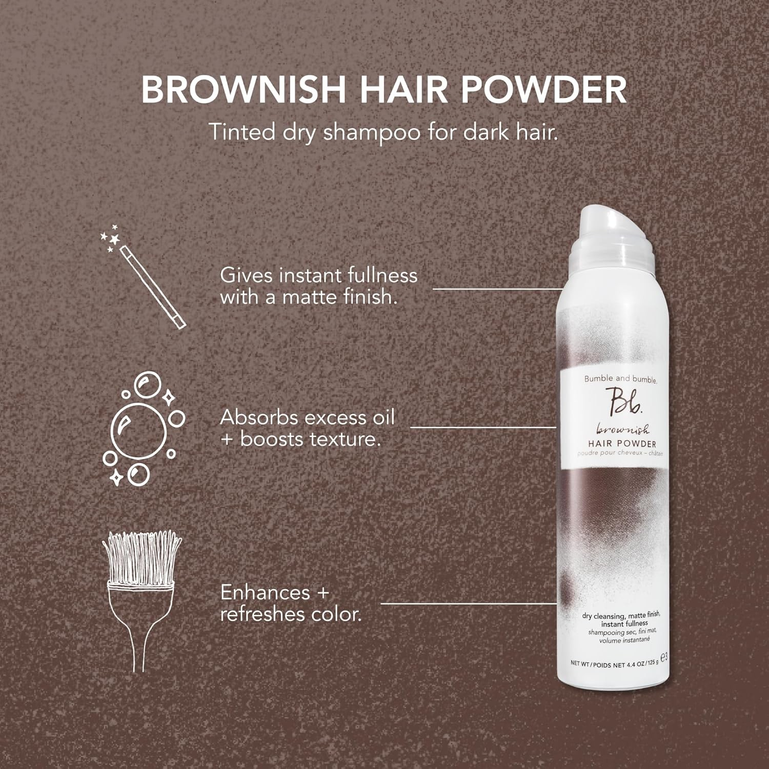 Brownish Hair Powder