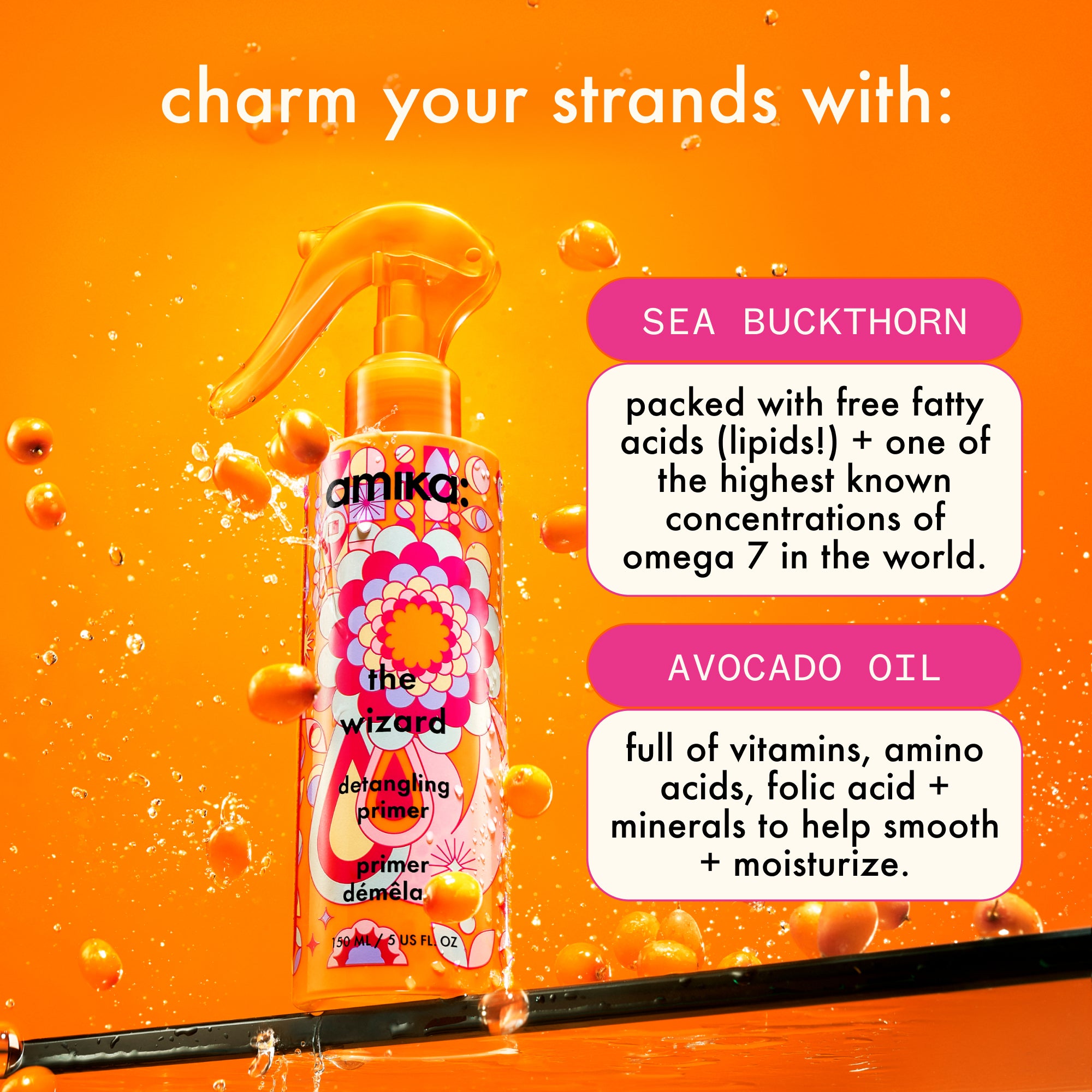 amika The Wizard Detangling Primer - Thumbnail 3