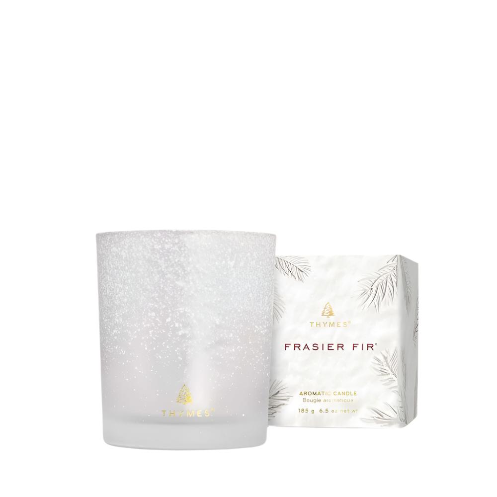 Frasier Fir Flocked Candle