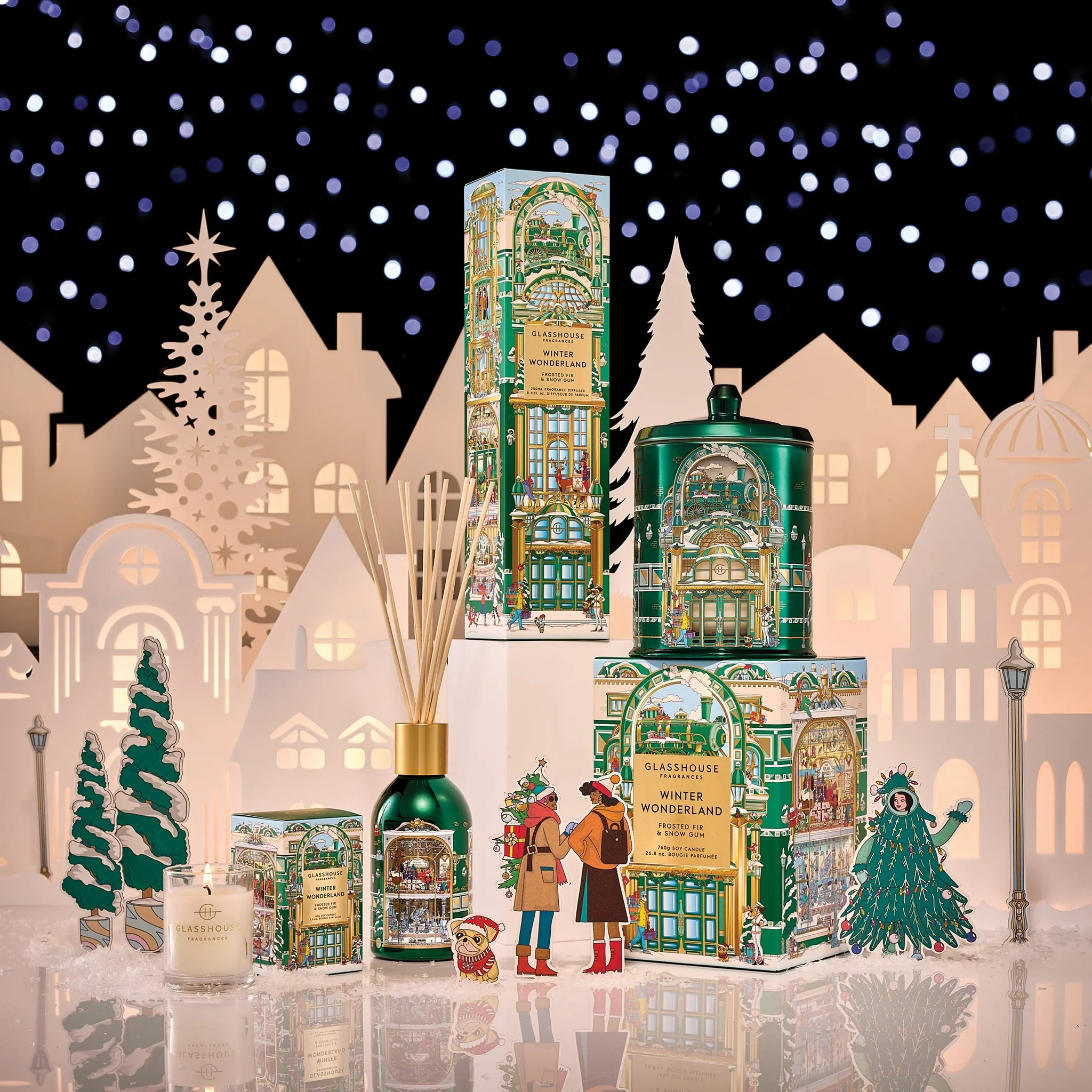 Soy Votive Holiday Candle - Winter Wonderland