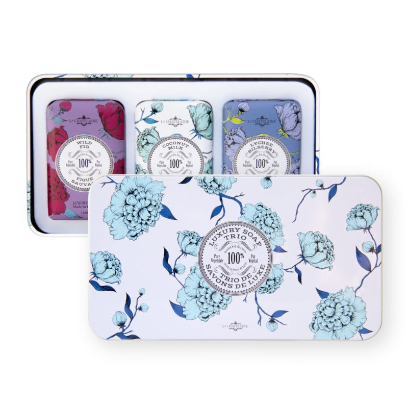 Soap Trio Gift Tin - Winter White