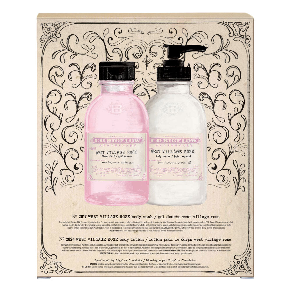 Iconic Collection - West Village Rose Body Lotion & Body Wash Set