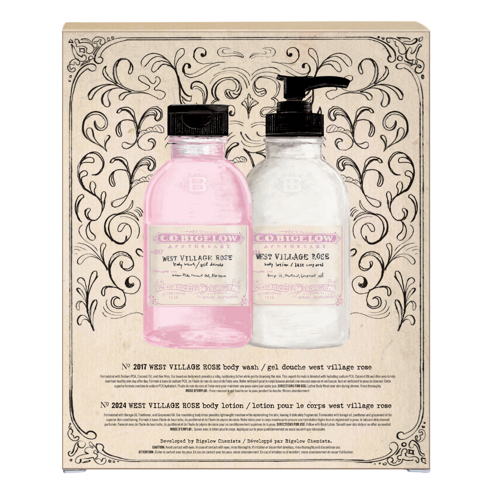 Iconic Collection - West Village Rose Body Lotion & Body Wash Set