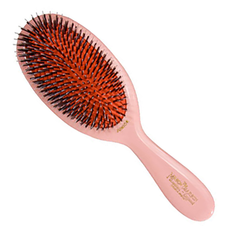 Junior Boar Bristle & Nylon Hairbrush - Pink