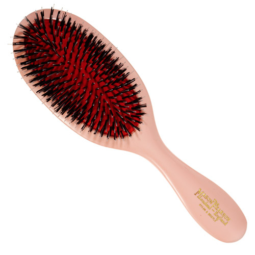 Handy Boar Bristle & Nylon Hairbrush - Pink