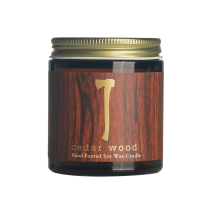 Kala Style Cedar Wood Candle Jar