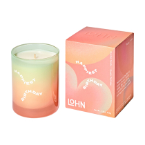 LOHN Happiest Birthday - Champagne & Orange Zest Candle